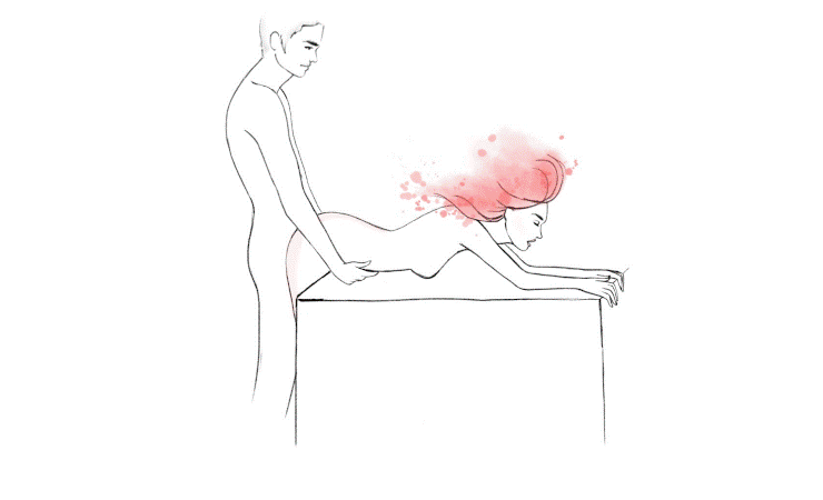 поза на столе