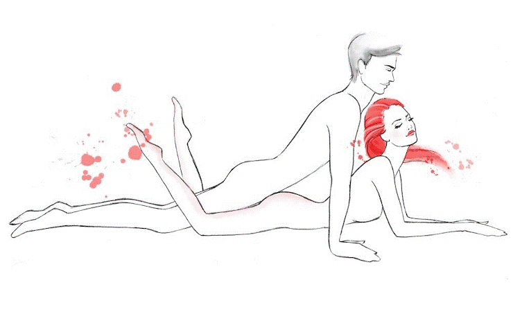 поза - задний вход