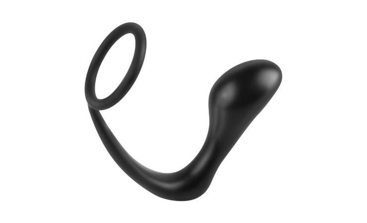 Эрекционное кольцо с анальной пробкой