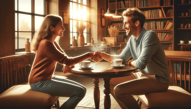 подкат к девушке в кафе